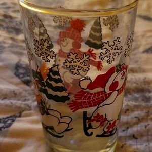 VINTAGE Frosty the Snowman Glass